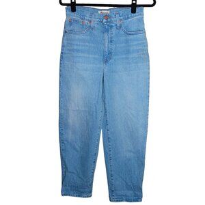 Madewell Balloon Jeans 26 Barrel Leg Denim Pants Light Wash 26 2 Small XS